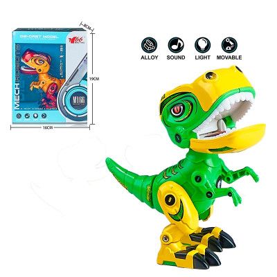Інтеркативна іграшка робот-динозавр зі світлом і звуком MY66-J1203_Green