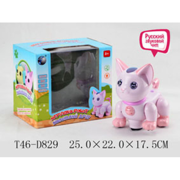 Кіт Маленький Друг із музично-світловим ефектом 09-039/T46-D829 Кіт Маленький Друг із музично-світловим ефектом 09-039/T46-D829