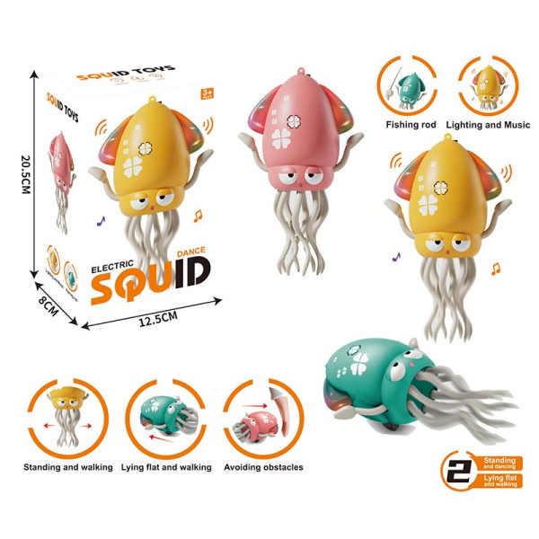 Інтерактивна іграшка танцюючий кальмар 158-21C Інтерактивна іграшка танцюючий кальмар 158-21C