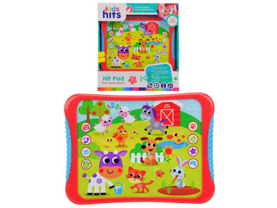 Планшет Kids Hits "Моя супер ферма" на батарейках на укр назви тварин звуки KH01/004