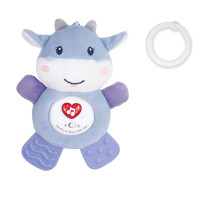 Мяка іграшка коровка зі світлом і звуком SL88005