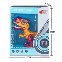 Інтеркативна іграшка робот-динозавр зі світлом і звуком MY66-J1203