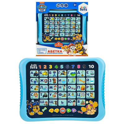 Ігровий Планшет Kids Hits Абетка Paw Patrol на батарейках зі звуком KH01/014L