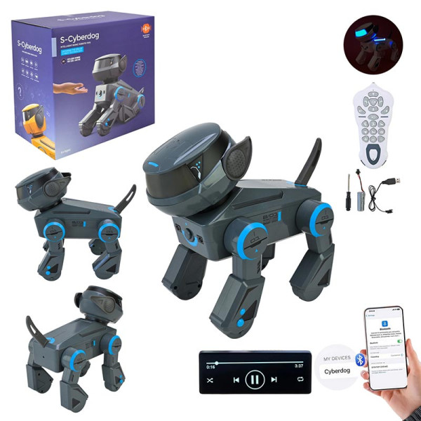 Інтерактивна іграшка Робот Пес на радіокеруванні зі звуком і світлом BG1544A Інтерактивна іграшка Робот Пес на радіокеруванні зі звуком і світлом BG1544A