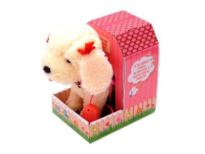 Песик Чичилав з нашийником і будкою (озвучений) CL1353B-C