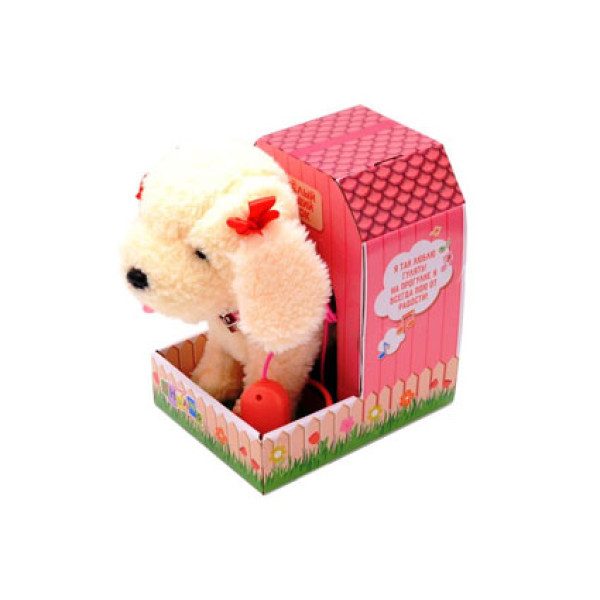 Песик Чичилав з нашийником і будкою (озвучений) CL1353B-C