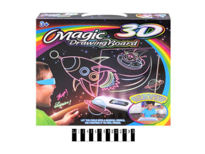 Чарівна дошка для малювання з підсвічуванням YM124