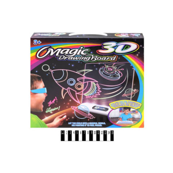 Чарівна дошка для малювання з підсвічуванням YM124