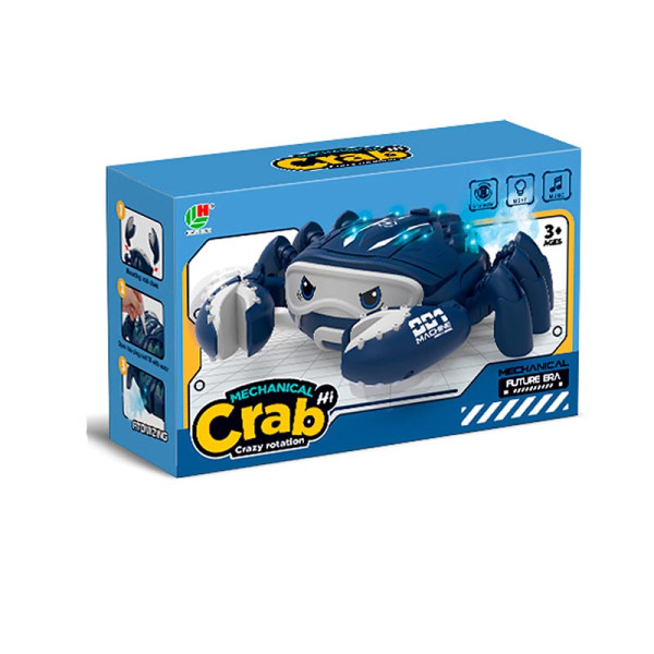 Інтерактивна іграшка Краб їздить зі світлом 3381 Інтерактивна іграшка Краб їздить зі світлом 3381