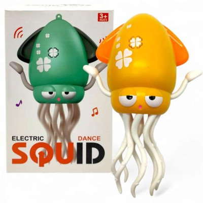 Інтерактивна іграшка танцюючий кальмар 158-21C_Yellow