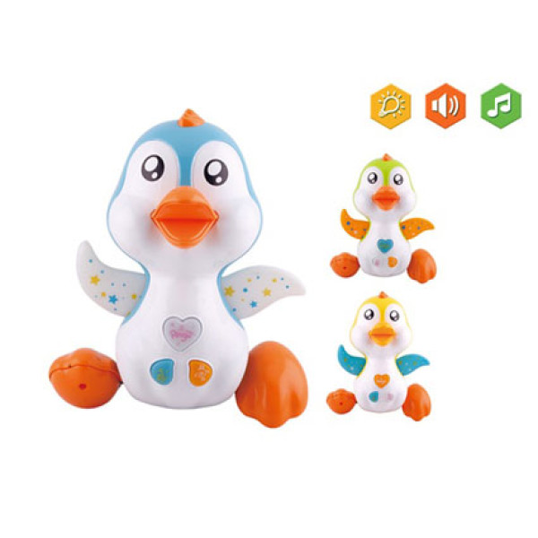 Пінгвін музичний зі світловим ефектом 6903