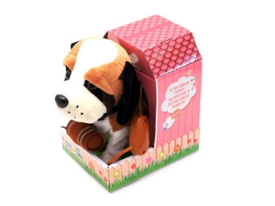 Песик Чичилав (озвучений) з нашийником і будкою CL1368A-C