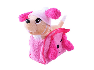 Інтерактивна іграшка Собака музична м'яка C2201_Pink