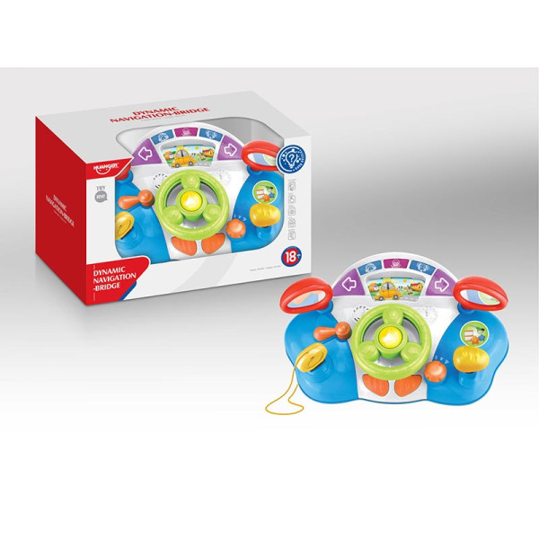 Музична іграшка Кермо зі світлом HE0507