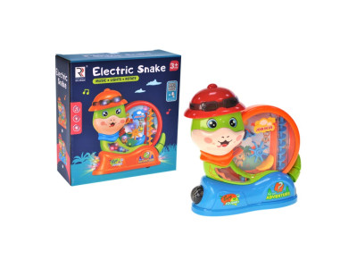 Змія на батарейках їздить зі звуком і світлом ZR226 Змія на батарейках їздить зі звуком і світлом ZR226