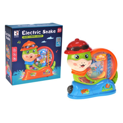 Змія на батарейках їздить зі звуком і світлом ZR226 Змія на батарейках їздить зі звуком і світлом ZR226