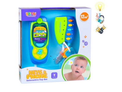 Телефон музичний (ключик світло) 999-123B Телефон музичний (ключик світло) 999-123B