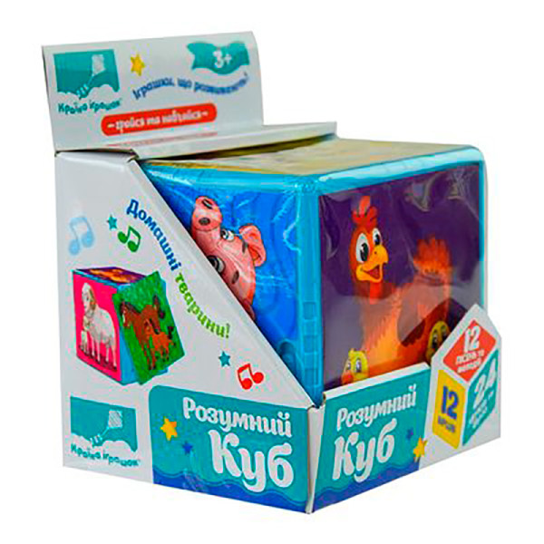 Іграшка муз. кубик арт. PL-719-76 бат. укр. муз вірши фрази у коробці PL-719-76 Іграшка муз. кубик арт. PL-719-76 бат. укр. муз вірши фрази у коробці PL-719-76