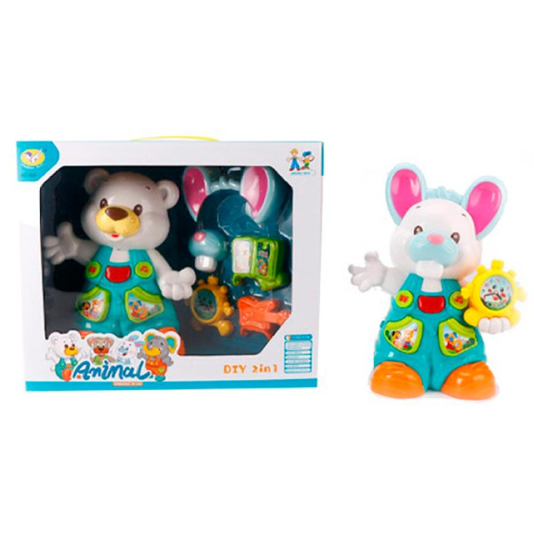 Музична тварина-трансформер 2в1 на батарейках мелодії 3 види 855-95A_Rat Музична тварина-трансформер 2в1 на батарейках мелодії 3 види 855-95A_Rat