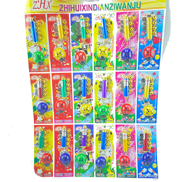 Лазер на плашетці з брелком сонечко zhx ladybug