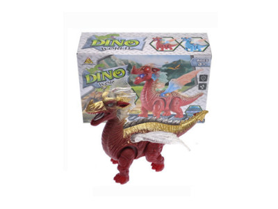Динозавр музичний зі світло ефектами в коробці ходить 1388