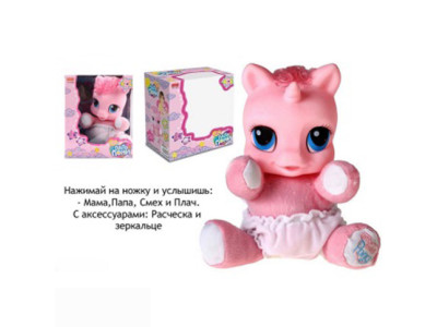 Поні "Ляля Поні" на батарейках 2 види в коробці ZYC-0654 Поні "Ляля Поні" на батарейках 2 види в коробці ZYC-0654