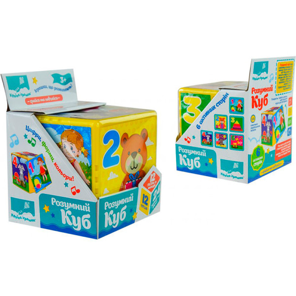 Іграшка муз. кубик арт. PL-719-77 бат. укр. муз вірши фрази у коробці PL-719-77