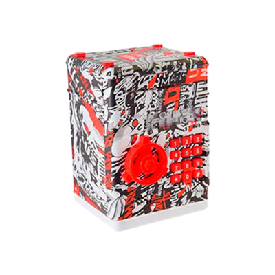 Скарбничка-сейф електронний 881506E/F/G/H_White-Red Скарбничка-сейф електронний 881506E/F/G/H_White-Red