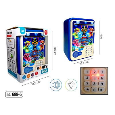 Скарбничка Сейф Щенячий Патруль зі звуком і світлом 688-5