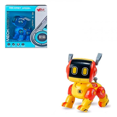 Інтеркативна іграшка робот-пес зі світлом і звуком MY66-J1209_Yellow