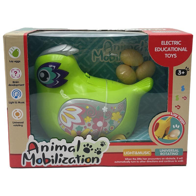 Інтерактивна Тварина з музикою рухається несе яйця 2300_Chicken Green