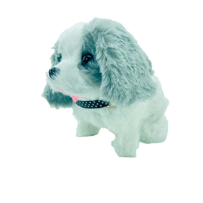 М'яка іграшка Інтерактивна собачка YK-93011_White-Gray