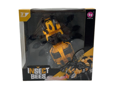 Інтерактивна іграшка Бджола на батарейках зі звуком і світлом HJ908K-1_Yellow