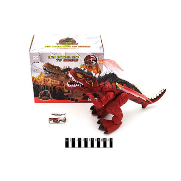 Динозавр із музичними та світловими ефектами (що випускає дим) 3319