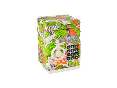 Скарбничка-сейф електронний 881506E/F/G/H_White-Green Скарбничка-сейф електронний 881506E/F/G/H_White-Green