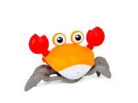 Музичний краб на батарейках QC-3Y_Orange