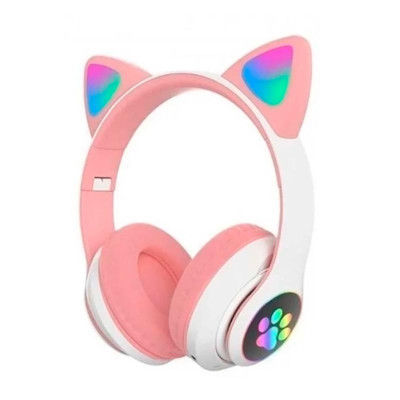 Бездротові навушкники з вушками VIV-23M-1_Pink