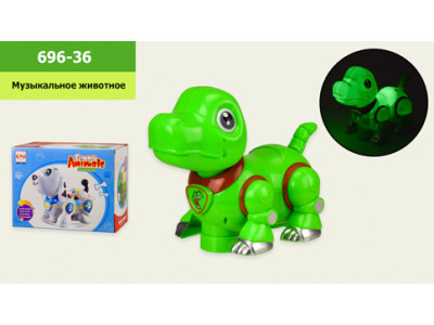Музична тварина зі світлом і звуком "Дракончик 696-36