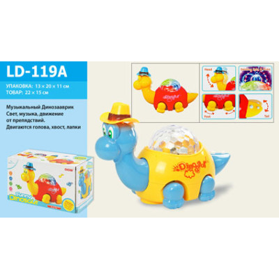 Музична черепашка зі світловим ефектом LD-119A