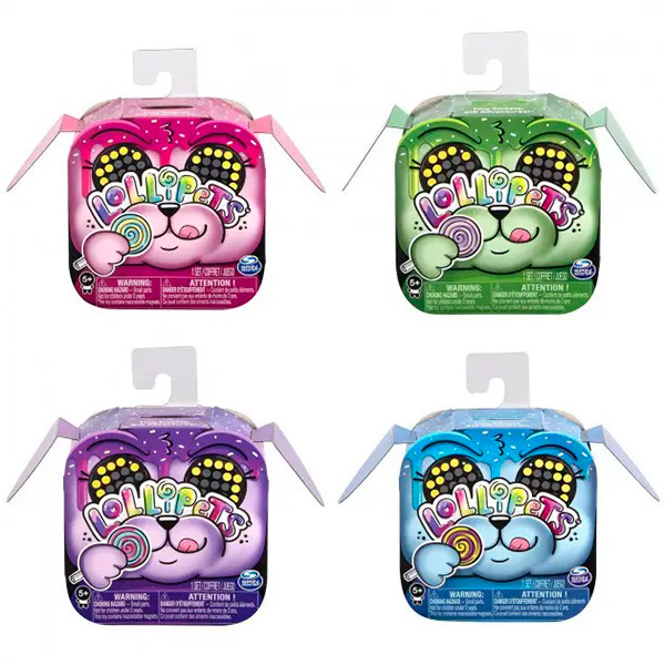 інтерактивна тваринка Lollipets 4 види з аксес.8 шт у дисплеї 22*22*20 см 6045399