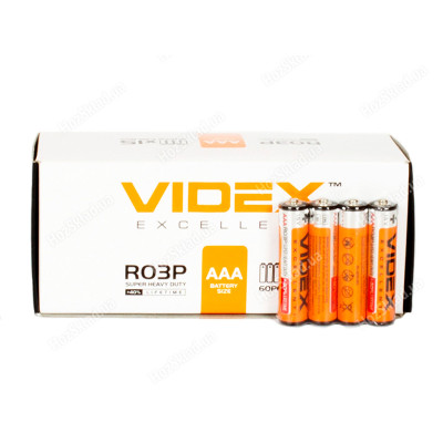Батарейки VIDEX R03 R03