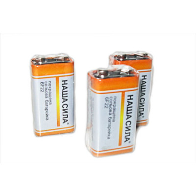 Батарейки Наша Сила Крона 9V 6F22