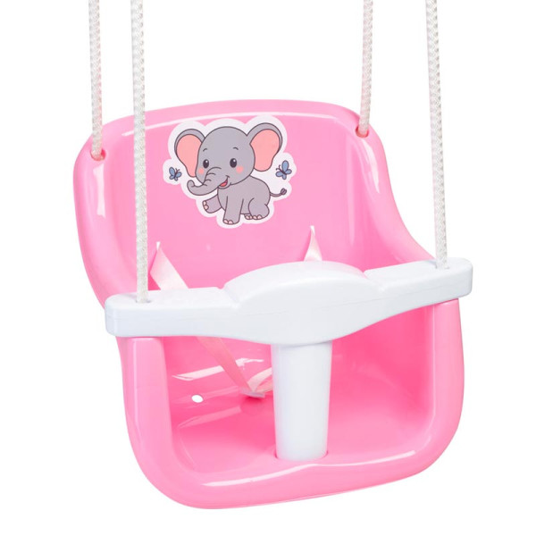 Гойдалка Бамсик Веселий малюк № 7 7007_Pink