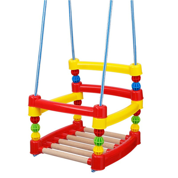 Гойдалка Бамсик № 1 дитяча 7001_Red