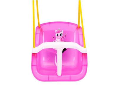 Гойдалка Технок для дітей навантаження 20 кг 8096_Pink Гойдалка Технок для дітей навантаження 20 кг 8096_Pink