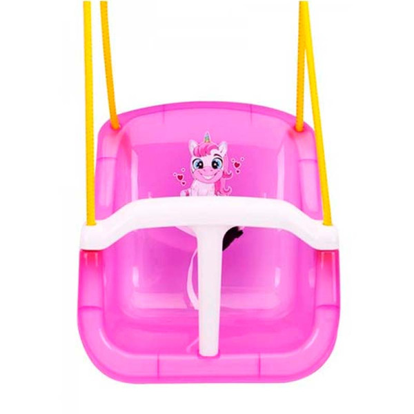 Гойдалка Технок для дітей навантаження 20 кг 8096_Pink Гойдалка Технок для дітей навантаження 20 кг 8096_Pink