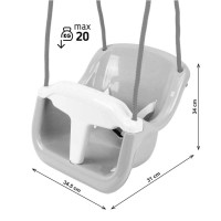 Дитяча гойдалка ТехноК рожева до 20 кг 2123