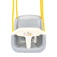 Дитяча гойдалка ТехноК сіра до 20 кг 2147 Дитяча гойдалка ТехноК сіра до 20 кг 2147