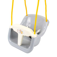 Дитяча гойдалка ТехноК сіра до 20 кг 2147 Дитяча гойдалка ТехноК сіра до 20 кг 2147