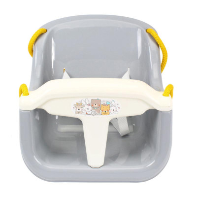 Дитяча гойдалка ТехноК сіра до 20 кг 2147 Дитяча гойдалка ТехноК сіра до 20 кг 2147